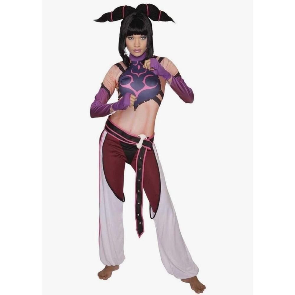 New Paper Magic Group Super Street Fighter Juri Halloween Costume Adult Womens M